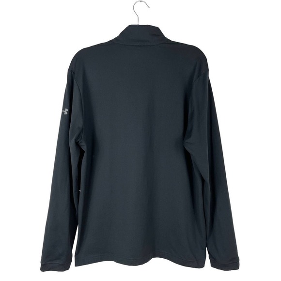 Under Armour Infared Cold Gear Pullover Base Layer Top Medium Black Quarter Zip - Picture 5 of 8